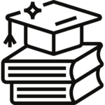 Icon Ausbildung – Symbol für Fachwissen und professionelle Qualifikation